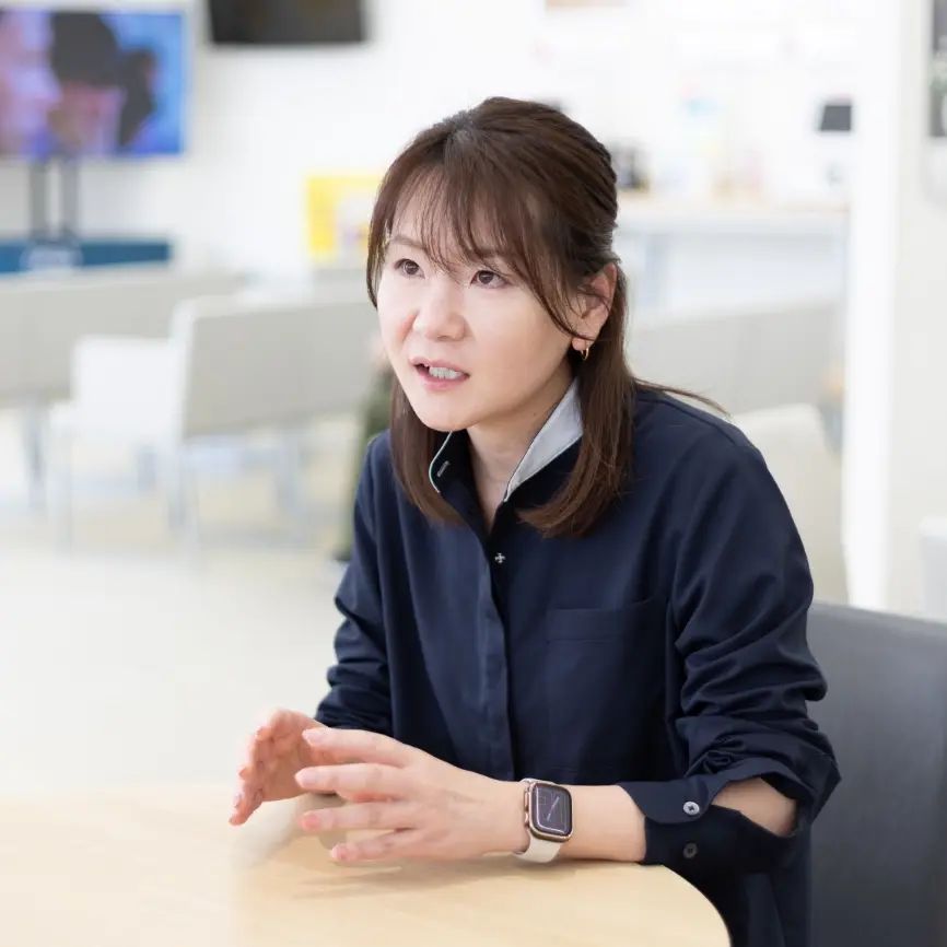 山口テレコム 育成リーダー 藤本美紀 インタビュー風景